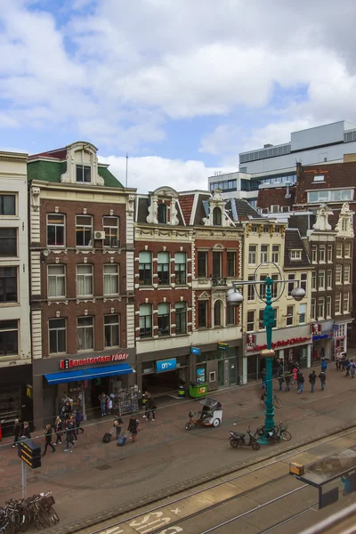 Амстердам, Нідерланди, тип греблі квадратного вікна — стокове фото