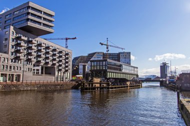 Amsterdam, Hollanda, 16 Nisan 2012. tipik cityscape