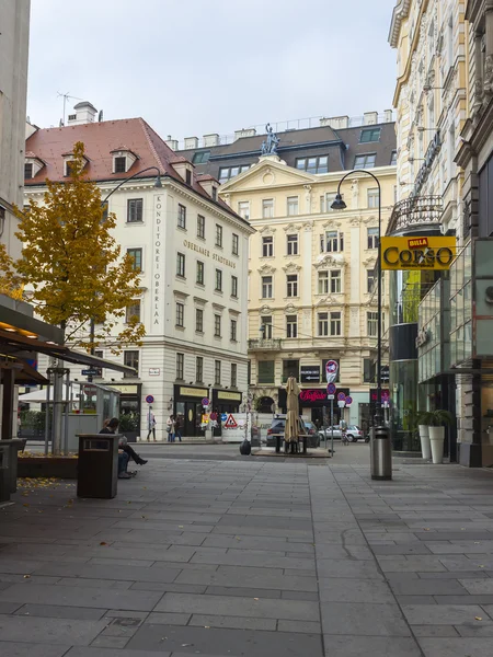 Viena, Austria, 30 de octubre de 2011. Una arquitectura típica de la parte histórica de la ciudad — Foto de Stock