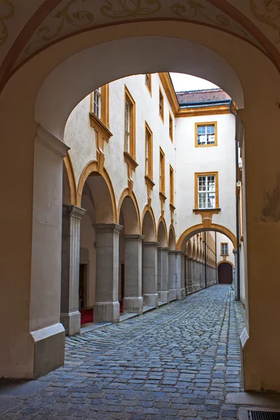 Austria, antigua abadía en la ciudad de Melk —  Fotos de Stock