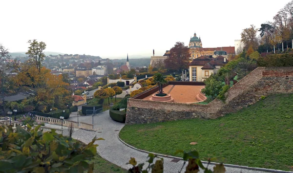 Österrike, antika klostret i melk — Stockfoto