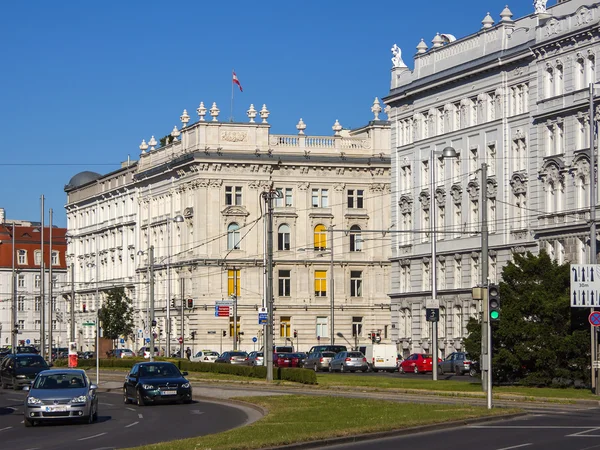 Vienna, Avusturya üzerine 7 Temmuz 2010. tipik kentsel görünümü — Stok fotoğraf