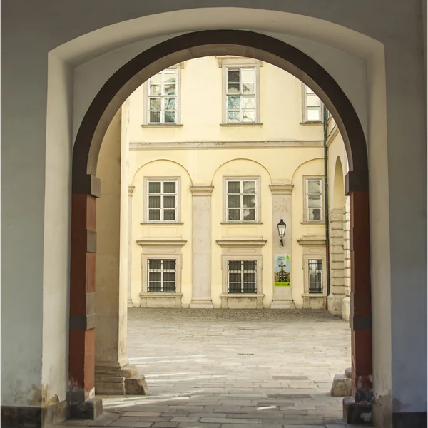 Відень, Австрія. Типовий архітектурними деталями історичних будівель — стокове фото