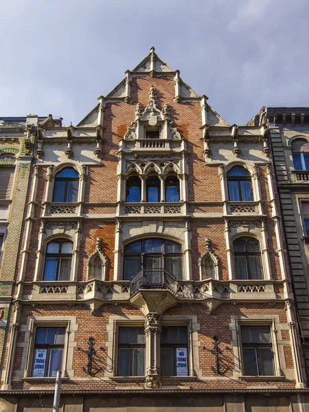 Budapest, Hongrie. Détails architecturaux typiques des bâtiments historiques — Photo