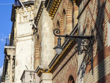 Budapeşte, Macaristan. tarihi binaların tipik mimari detaylar