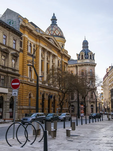 Budapest, Hongarije, 20 maart 2013. typisch stedelijke weergave — Stockfoto