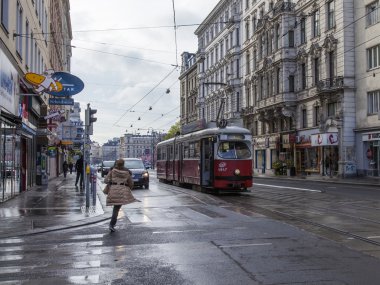 Viyana, Avusturya, 24 Mart 2014. tipik kentsel görünümü