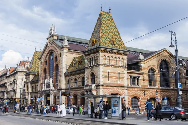 Будапешт, Венгрия. Центральный городской рынок — стоковое фото