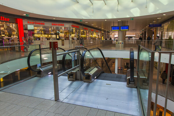 Vienna , Austria. West Railway Station . waiting room