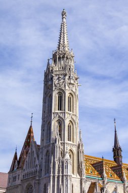 Budapeşte, Macaristan. saint matiash, buda bir katedral mimarisi