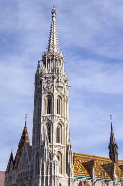 Budapeşte, Macaristan. saint matiash, buda bir katedral mimarisi