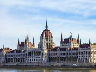 Budapeşte, Macaristan. parlamento binasının görünümü
