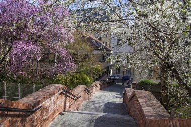 Budapeşte, Macaristan, 20 Mart 2014. tipik kentsel görünümü