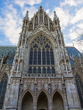 Viyana, Avusturya. Votiv kirkhe'nın mimari detaylar