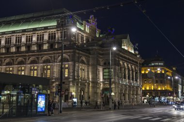 Vienna, Avusturya üzerine 24 Mart 2014. akşam şehir