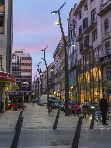 Budapest, Ungern. typiska urban Visa — Stockfoto