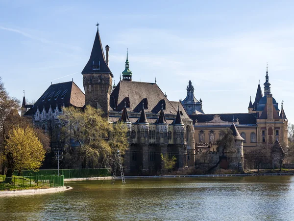 Budapest, Ungarn. Vaydahunyad slott – stockfoto