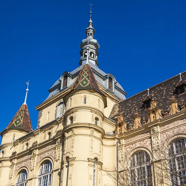 Budapest, Ungern. slottet vaydahunyad. arkitektoniska detaljer. — Stockfoto