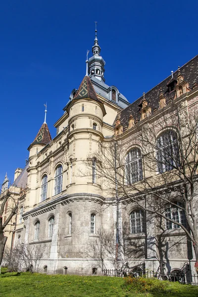 Budapest, ungarisch. Burg vaydahunyad. Architektonische Details. — Stockfoto