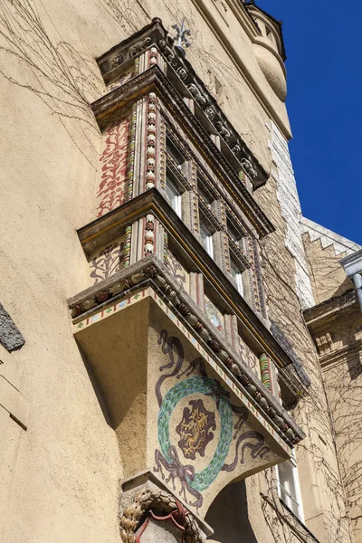 Budapest, Hungría. Castillo Vaydahunyad. Detalles arquitectónicos . — Foto de Stock