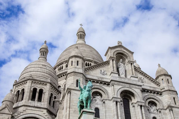 Paris, Frankrike. arkitektonisk detalj av sacre coeur — Stockfoto