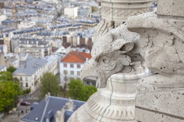 Париж, Франция. Архитектурные детали Sacre Coeur — стоковое фото