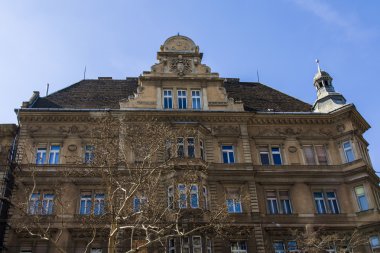 Budapeşte, Macaristan. tarihi binaların mimari parçalar
