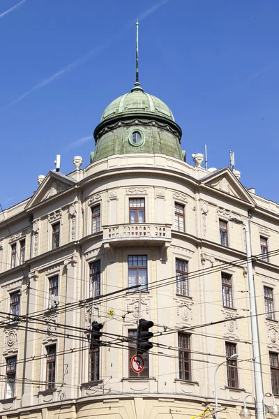 Budapešť, Maďarsko. architektonické fragmenty historických budov — Stock fotografie