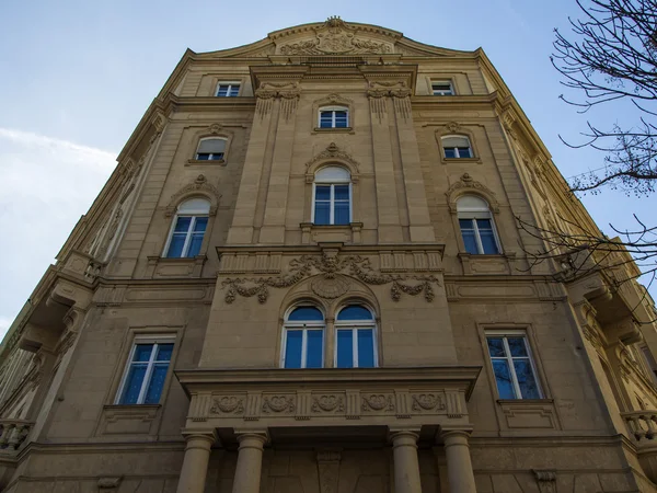Будапешт, Венгрия. Архитектурные фрагменты исторических зданий — стоковое фото