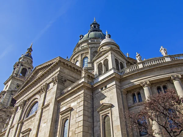 Budapeste, Hungria. Detalhe arquitetônico da Basílica de Santo Estêvão — Fotografia de Stock