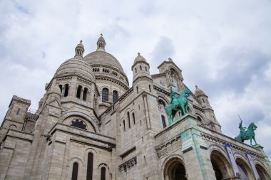 Paris, Fransa. sacre coeur mimari detay