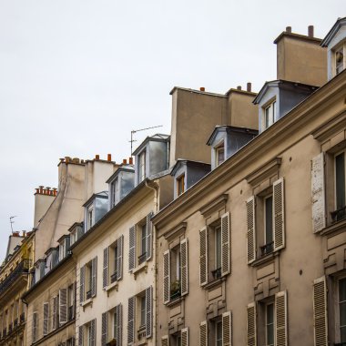 Paris, Fransa. tipik mimari detaylar