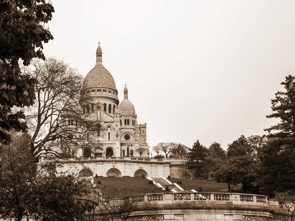 Parigi, Francia. Dettaglio architettonico del Sacre Coeur a Montmartre — Foto Stock