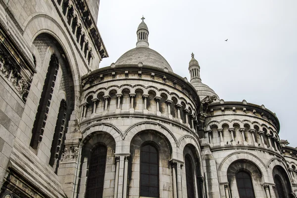 Paris, Fransa. Basilique du Sacré coeur, montmartre tepe mimari detay — Stok fotoğraf