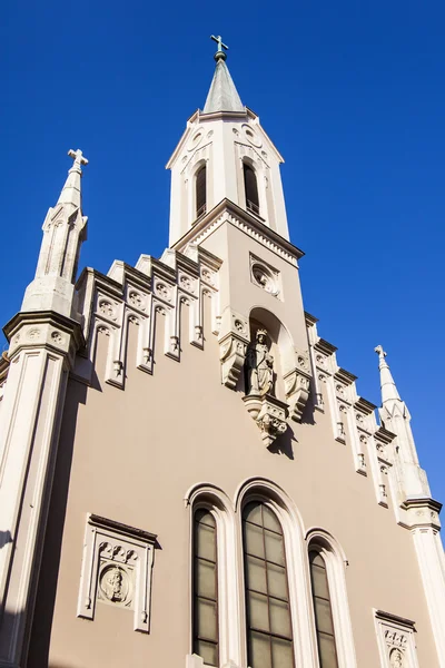 Budapest, Hungary. Typical architectural details of houses in the historic city — Stock Photo, Image