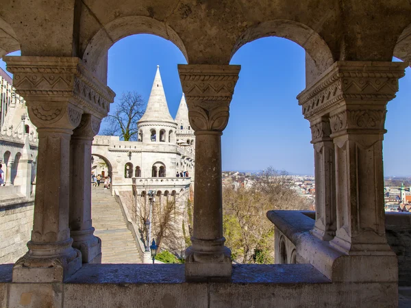 Budapest, Hungary . Fishermen 's Bastion . Fishermen's bastion is one of the most recognizable and popular sights
