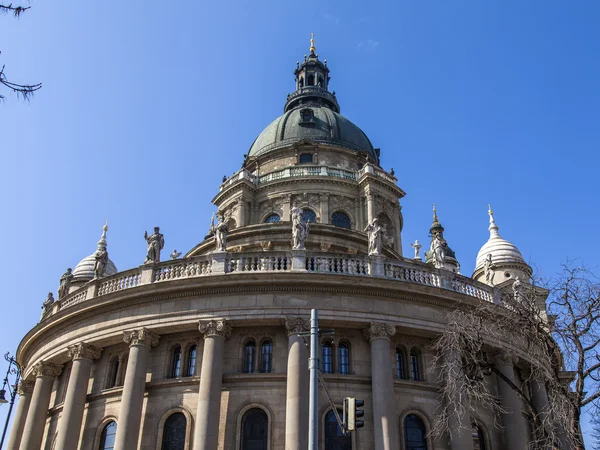 Budapest, Hungría. Detalle arquitectónico de la Basílica de San Esteban — Foto de Stock