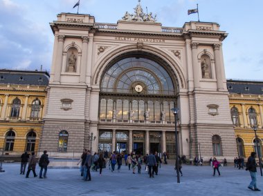 budapesht, Macaristan. Keleti tren istasyonu