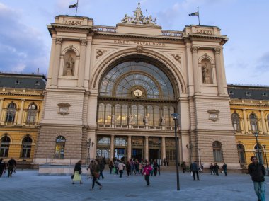 budapesht, Macaristan. Keleti tren istasyonu