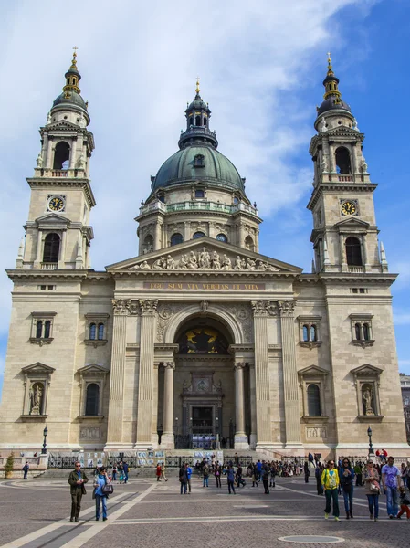 Budapest, Hongrie, 22 mars 2014. Basilique Saint-Étienne - l'un des symboles de Budapest — Photo