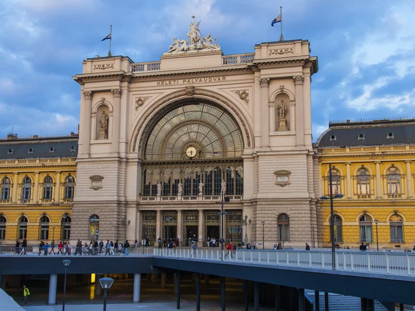 Budapesht , Hungary . Keleti Train Station — Stock Photo, Image