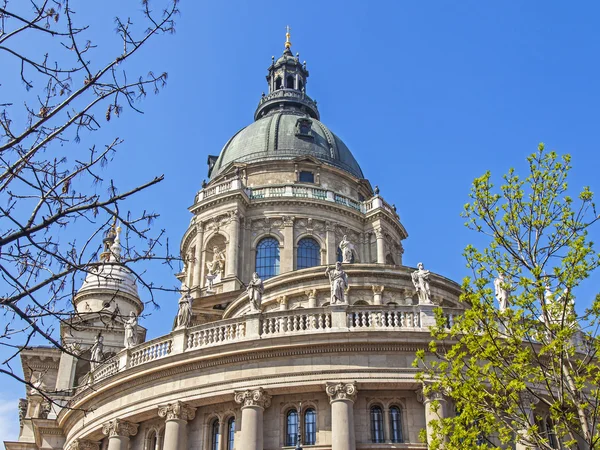 Budapest, Hungary. Architectural detail of the Basilica of St. Stephen — Stock Photo, Image