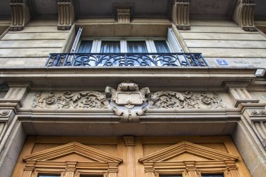 Paris, Fransa. tipik mimari detaylar