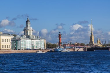 St. petersburg, Rusya, 21 Eylül 2012. neva ve onun waterfront görünümü