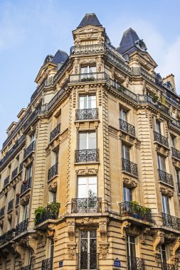 Paris, Fransa. tipik mimari detaylar