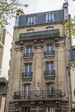 Paris, Fransa. tipik mimari detaylar