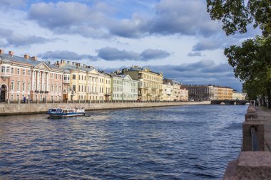 St. petersburg, Rusya, 26 Ekim 2010. Fontanka Nehri setin