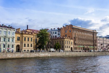 St. petersburg, Rusya, 26 Ekim 2010. Fontanka Nehri setin