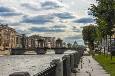St. petersburg, Rusya, 26 Ekim 2010. Fontanka Nehri setin