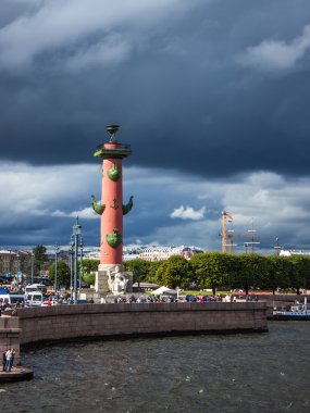 St. petersburg, Rusya. neva Nehri'nin mimari ensemble